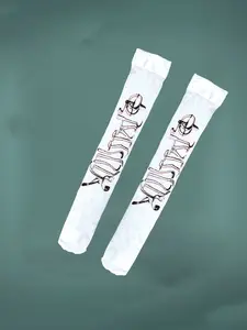 Y2K Style High-Cut Socks, Harajuku Print Knee-High Socks, Gothic Fashion Accessories, Summer Essential Footwear, Happy Socks Brand #socks #summer #12GL #sockstyle #happysocks