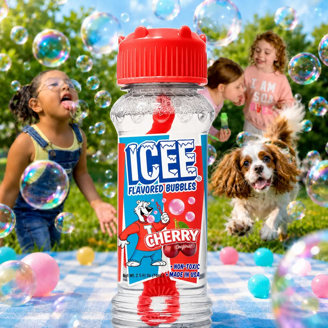 Bubble Lick - Icee Red Cherry Edible Bubbles