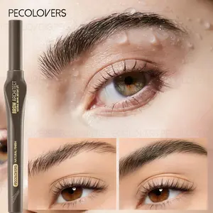 1PC Ultra-fine Eyebrow Pencil, Bifurcated Design, Anti-smudge, Not Easy To Fade, High Color Development, Quick-drying, Long-lasting Waterproof Eyebrow Outline Pen, Fill Sparse Eyebrows, Perfect Choice for Birthday or Holiday Gifts