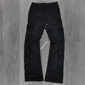 RP - Dark Age Stacked Flare sweat Pants - Dk Grey - 6073