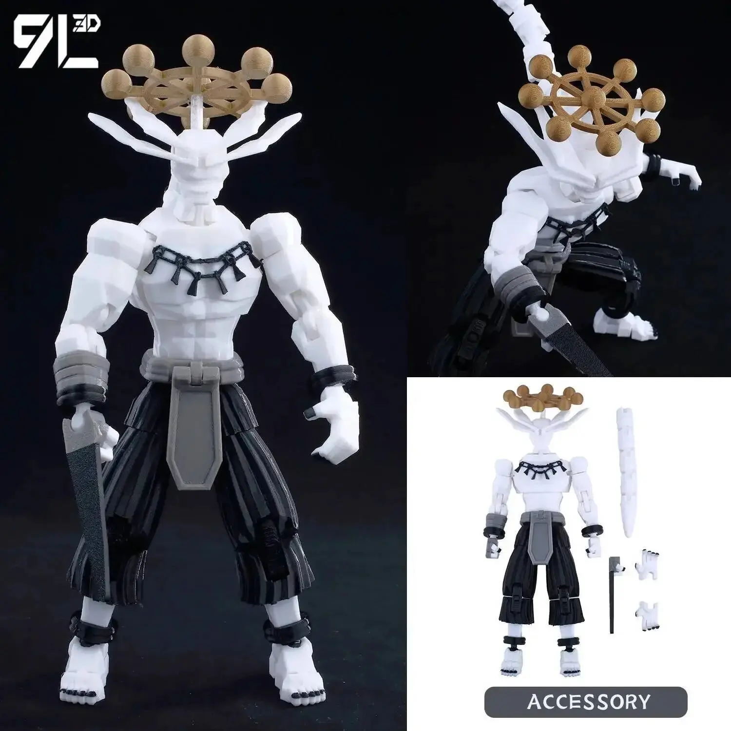 ​9L3D Lucky13 Gojo Sukuna Jujutsu Fushiguro Toji Gojo Satoru Action Figure Dummy13 T13 Multi-Jointed Collectible Toys Titan13