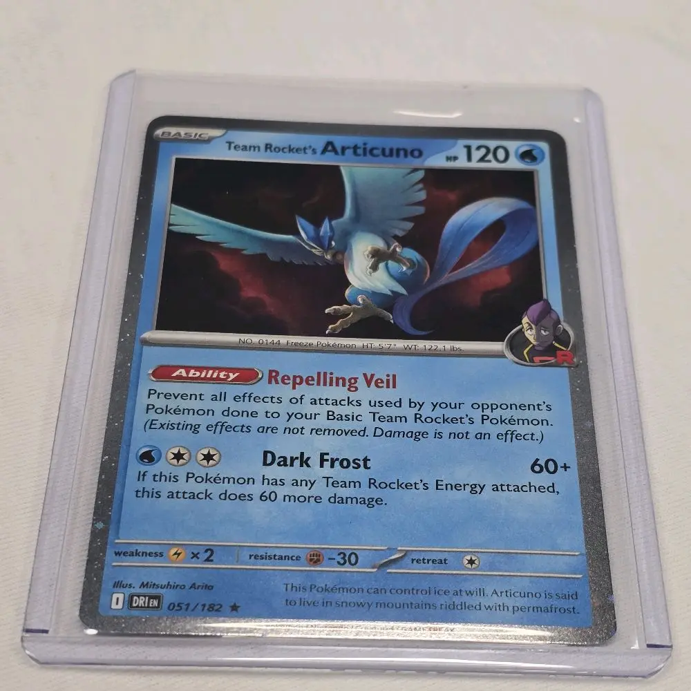 Articuno DRI 051/182 Cosmo Holo Raw Card
