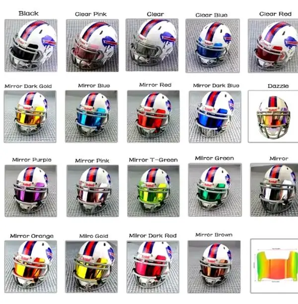High end Mini Helmet Visor (WITH CLIPS)