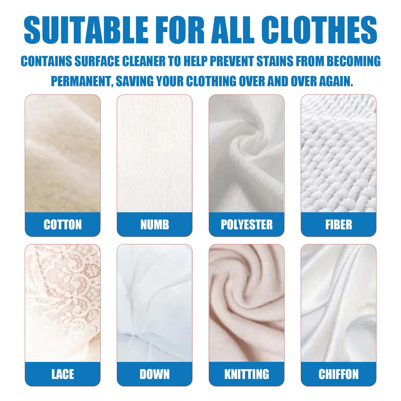 Jakehoe Clothing Cleaner - Cleans Clothes, Removes Stains, Tough Stains, Oil Stains, Yellowing, Dry Cleaning Agent