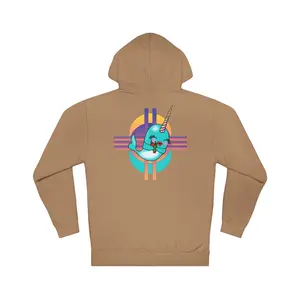 Keep It Cool, Keep It Hot, Green Chile Narwhal Hoodie