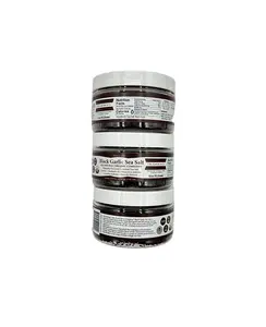 Black Garlic Naturally Flavored Sea Salt Organic 72+ Minerals