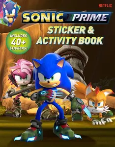 Sonic Prime Sticker & Activity Book: Includes 40+ Stickers -- Gabriella Degennaro - Paperback