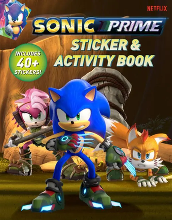 Sonic Prime Sticker & Activity Book: Includes 40+ Stickers -- Gabriella Degennaro - Paperback