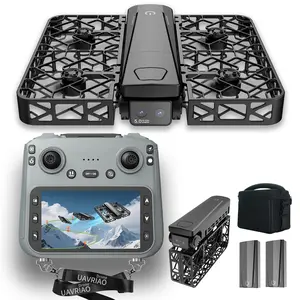 UAVRIAO Foldable Pocket Mini Drone 2K Camera 50x Zoom 360° Protection Auto-Follow Gesture Control Smart Flight One-Touch Takeoff Durable Portable for Beginners Automatic Digital