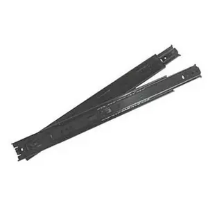 212 MAIN Knape & Vogt Kv8405 B24 Eb 24 In. Full Extension With Overtravel Steel Ball Bearing Drawer Slides - Black