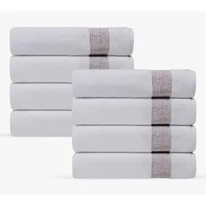 Depera Home Pera 8 pcs Turkish Wash Towels Set
