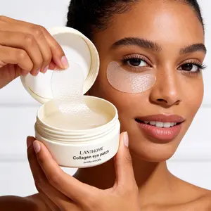 Collagen Peptide Eye Patches forRose Collagen Peptide Eye Patches - 60 Count Hydrogel Under Eye Masks for Wrinkles, Fine Lines, Dark Circles & Puffiness - Firming & Hydrating Eye Treatment with Caffeine & Hyaluronic Acid