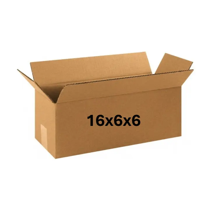16x6x6 (200 lb strength) | SINGLE CARDBOARD BOX