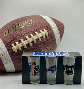 Bills Shot Glass, Sports Glasses, Football, Buffalo Drinkware