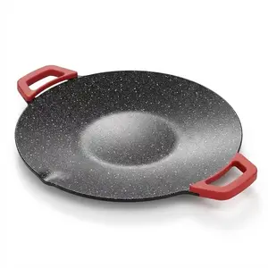Viral "3-Second Clean" Pan | Ultimate Non-Stick Maifan Stone Griddle | The Lazy Kitchen Hack You Need Outdoor Charcoal Grill with Smoker Function Infrared Gas Steak Meat Resting Blanket Handle Hooded Portable for BBQ Vegetable-Buttered Carbon Steel