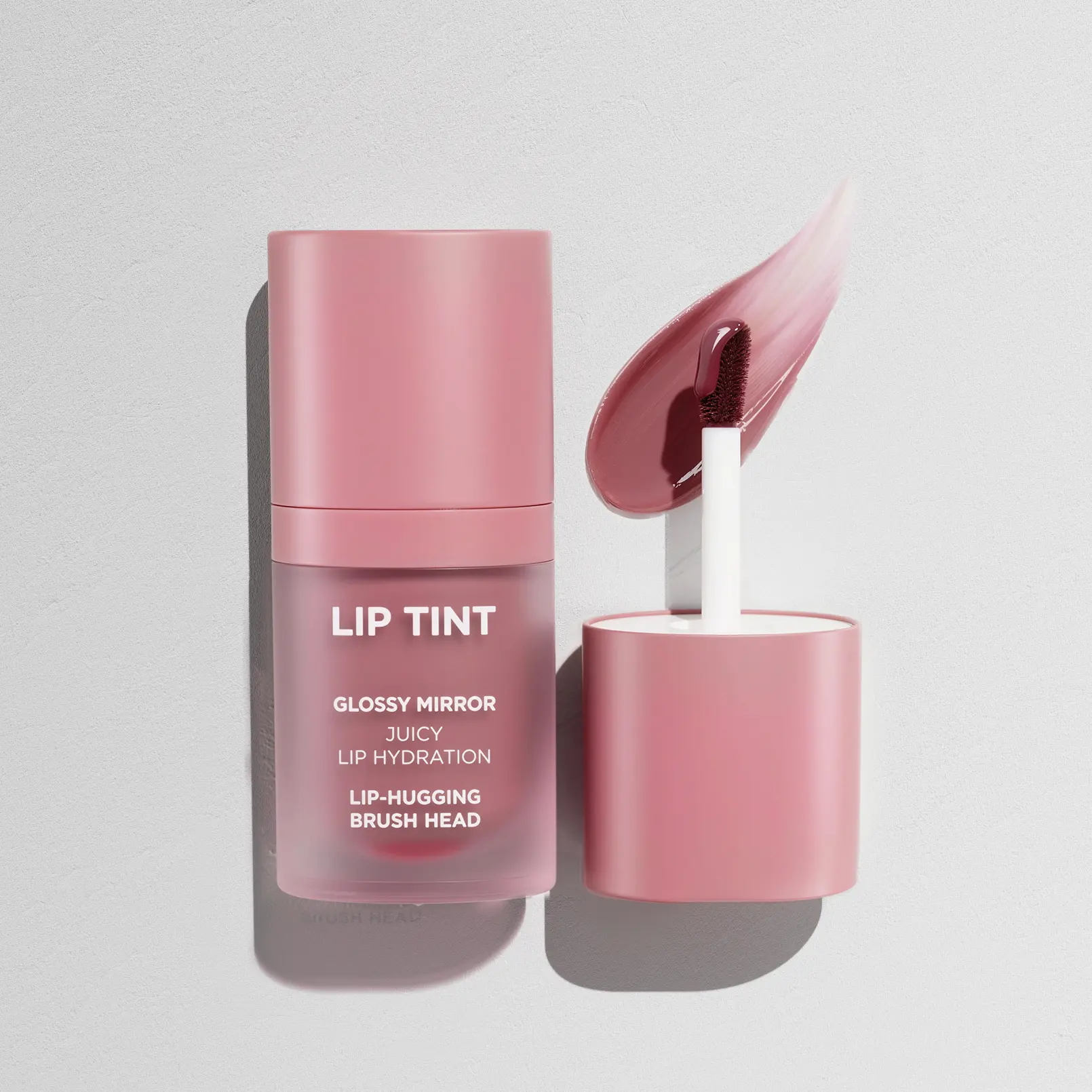 Glossy Mirror Juicy Lip Lacquer, Longwear All-Day Color-True Lip Glow with Buildable Glassy Texture, Lightweight Non-Drying Lip Stain for Office, Cafe Date or Outdoor Summer Days