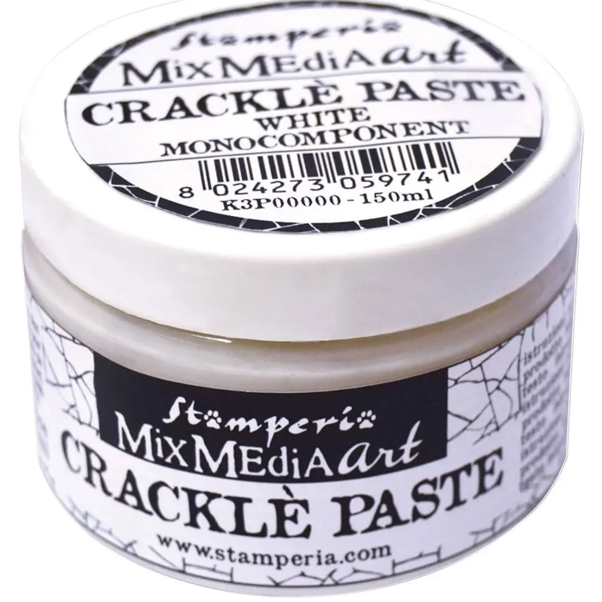Stamperia Intl K3P37 Crackle Paste 150ml,