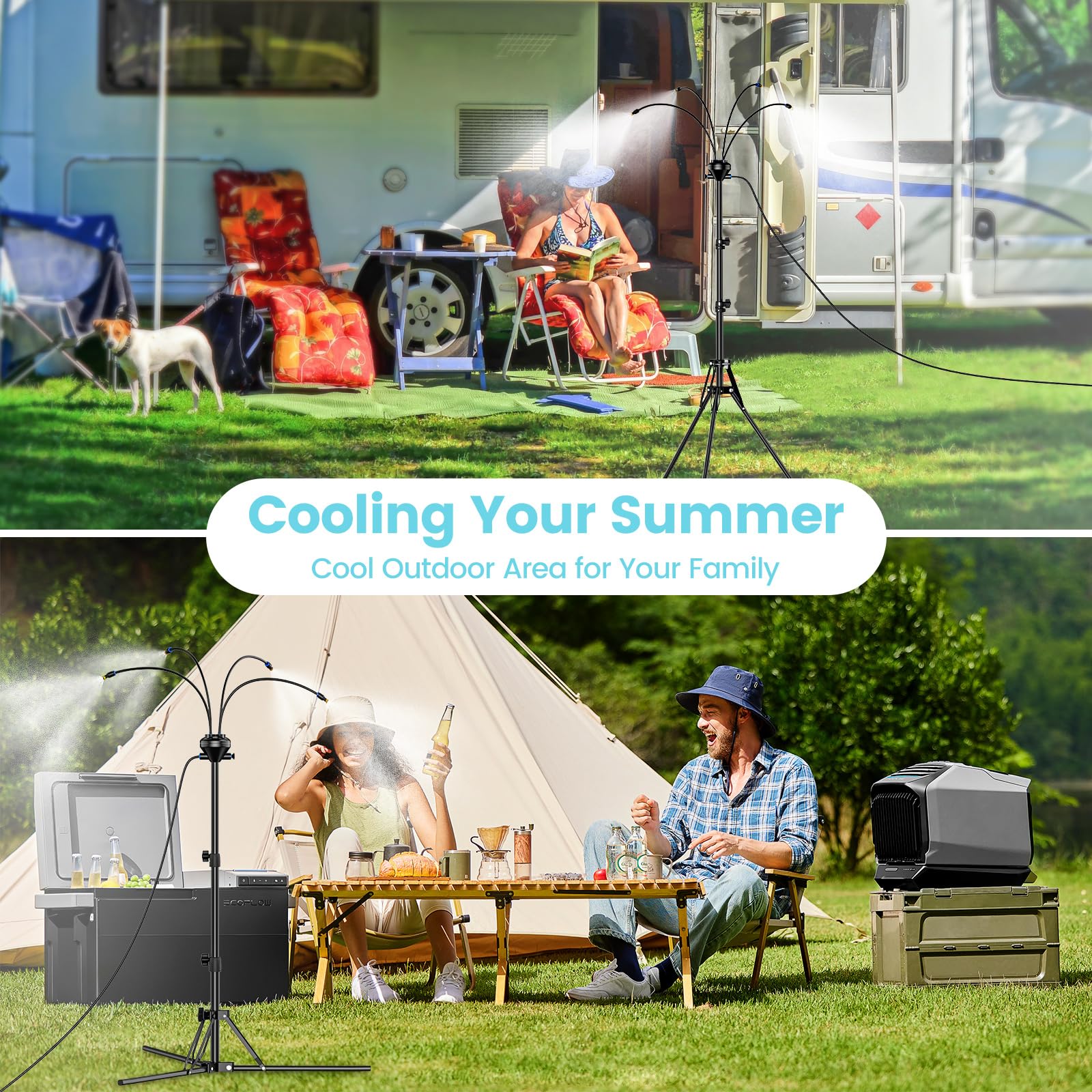 Standing Misters for Outside Patio,Portable Misting System for Cooling Outdoor - 32.8Ft Stand Misting Line with Adjustable Height 5.25 FT Stand Spray for Yard Garden BBQ Party Pool Water Playing Beach Tropical Sprinklers Standing Misters for Outside Patio,Portable Misting System for Cooling Outdoor - 32.8Ft Stand Misting Line with Adjustable Height 5.25 FT Stand Spray for Yard Garden BBQ Party Pool Water Playing Beach Tropical Sprinklers