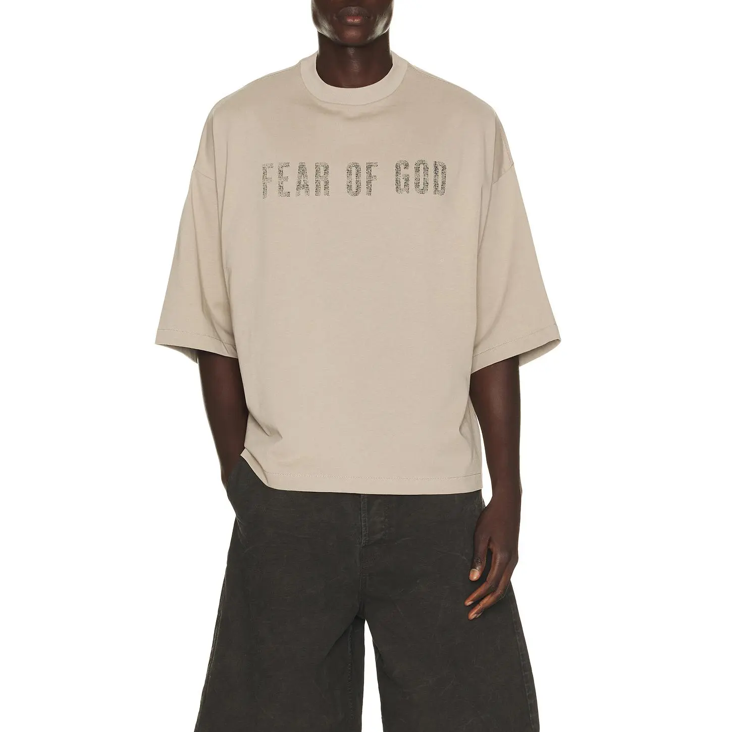 Fear of God ESSENTIALS Merch Tee in Seal