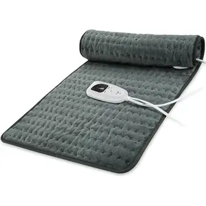 33x17 inches Electric Heating Pad with 6 Heat Settings, Auto Shut Off, for Back Neck Knee Arms Legs Shoulder, Gift for Christmas Birthday Father's Day Mother's Day (Dark Gray)Gift