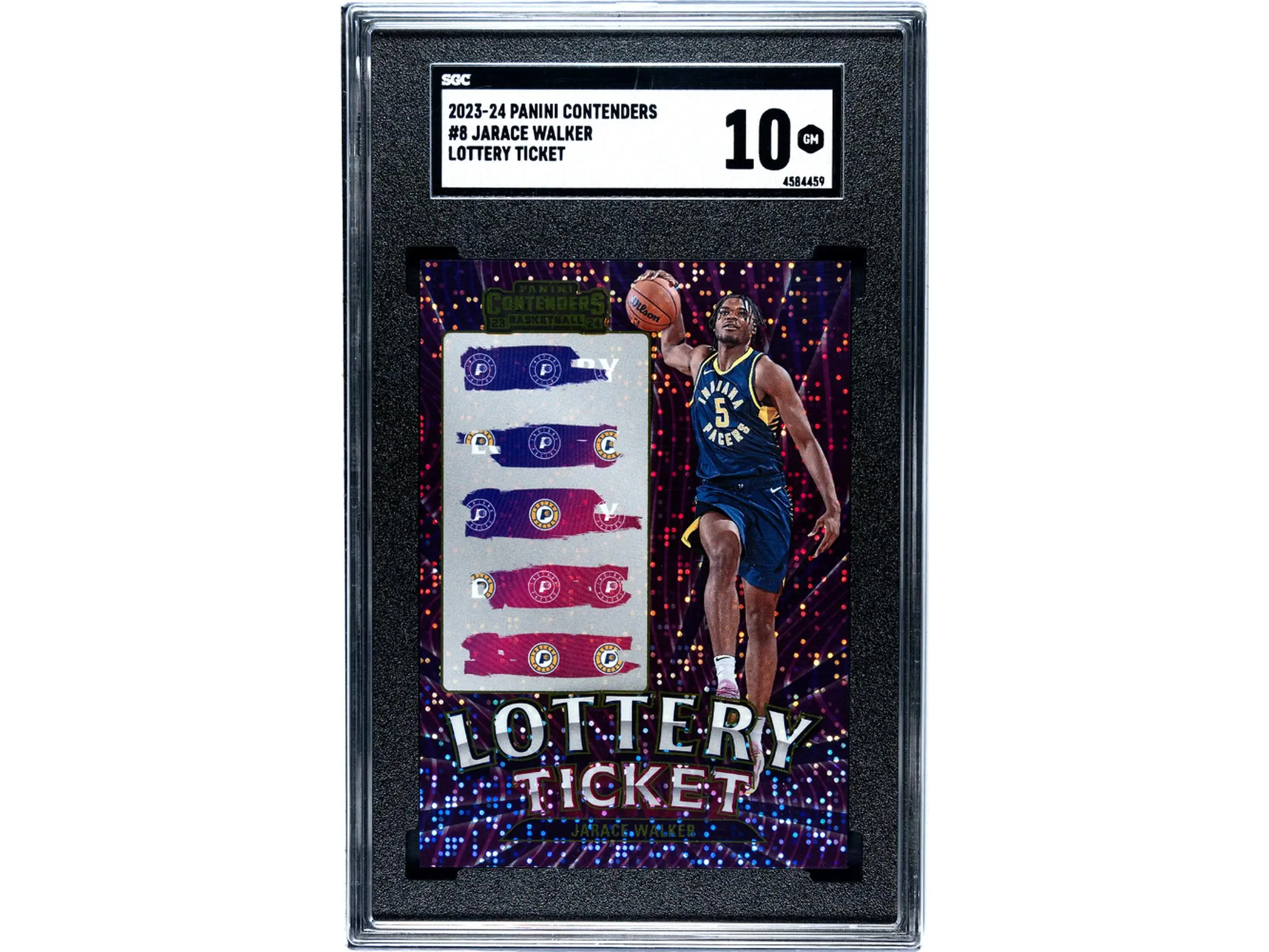 2023-24 Panini Contenders #8 Jarace Walker Lottery Ticket SGC 10