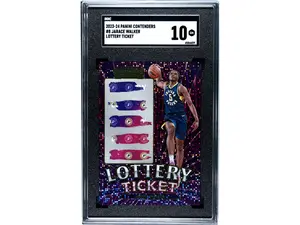 2023-24 Panini Contenders #8 Jarace Walker Lottery Ticket SGC 10