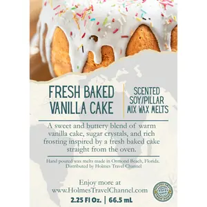 Fresh Baked Vanilla Cake Scented Wax Melts