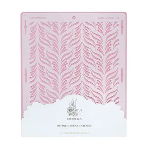 Flexible Reusable Plastic Cake Stencil, Reuse-Friendly Bakeware Decorating Tool for Kitchen Use