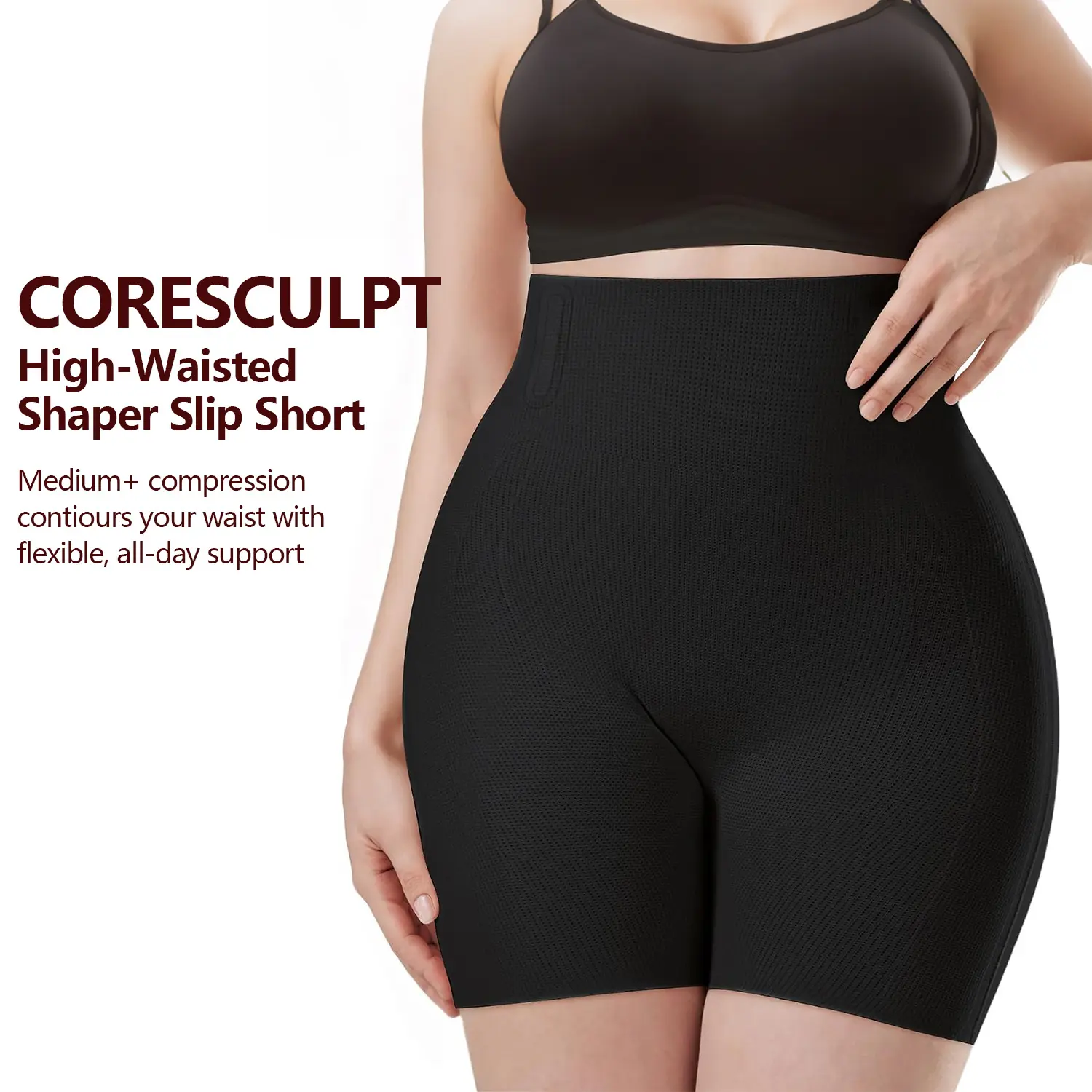 Women High Waisted Tummy Control Shapewear Panties, Seamless Body Shaper Girdle, Breathable Invisible Shapewear Underwear Smooth Under Dresses