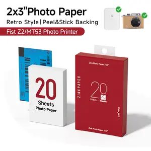 HPRT 2x3”Zink Photo Paper (20 Sheets/Pack) – Only Compatible with HPRT Z2&MT53 Instant camera