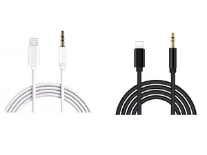 For iPhone 7 8 X XR 11 12 13 Pro Max 8 Pin to 3.5mm AUX Audio Car Adapter Cord