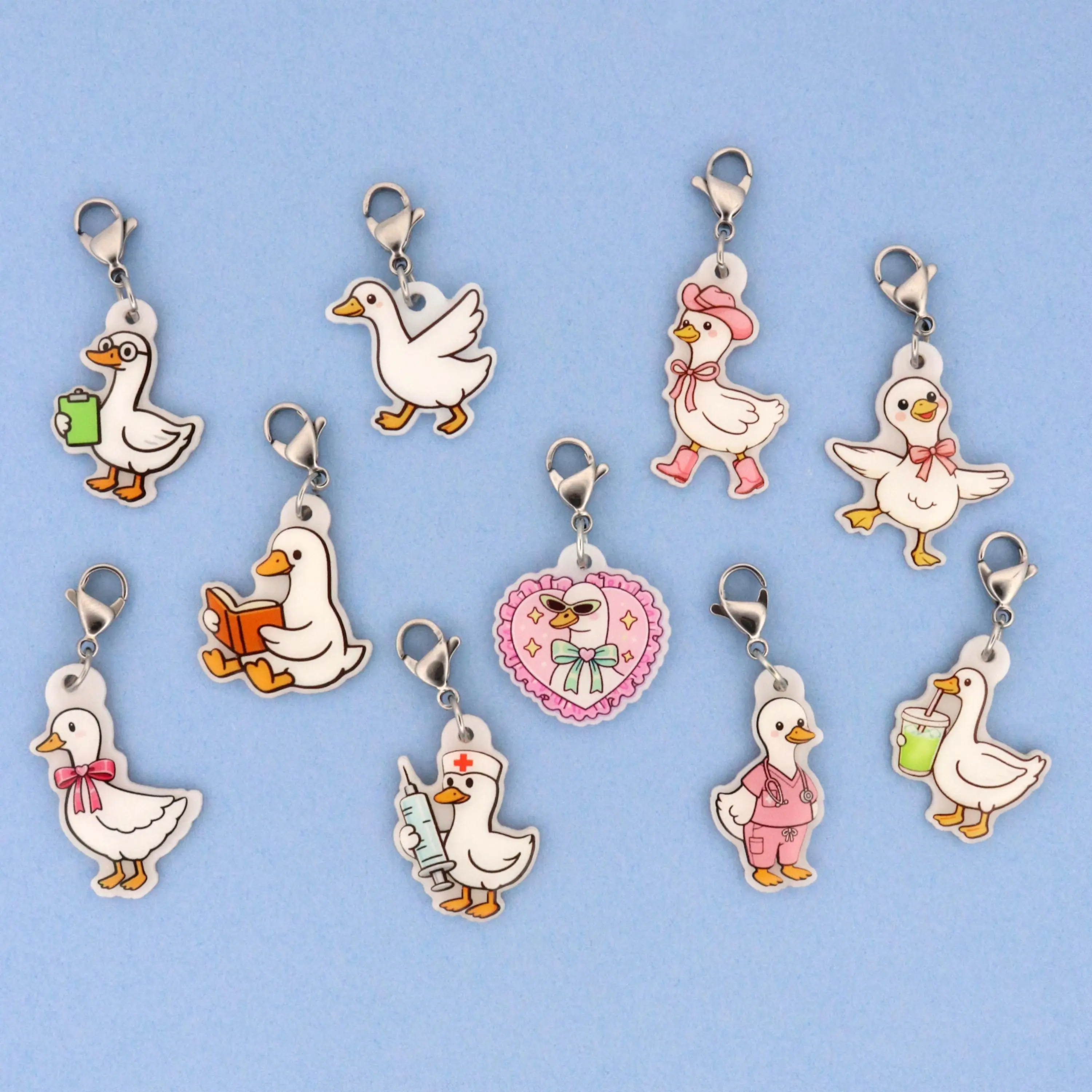 Badge Reel Charms: Silly Goose