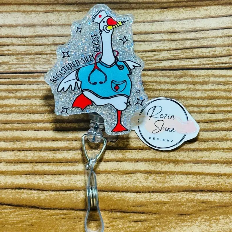 Registered Silly Goose Badge Reel