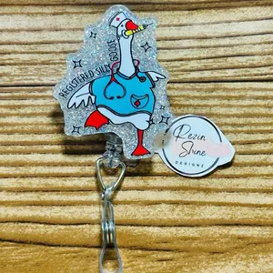 Registered Silly Goose Badge Reel