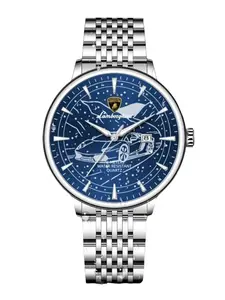 Lamborghini Limited Edition Starry New Classic Super Sports Watch, Automatic Business Men's Analog Wristwatch, Stainless Steel Case, All Seasons