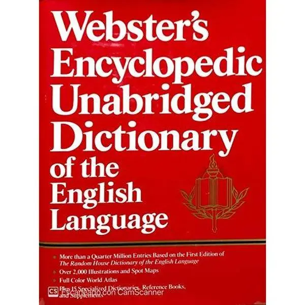 Used Hardcover - Webster's Encyclopedic Unabridged Dictionary of the English Language by Outlet Book Company Staff, School & Office Educational Supply with Volume Words, Teacher-Focused Definitions, Biographical Entries