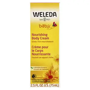 Weleda Baby, Nourishing Body Cream, Calendula Extracts, 2.5 fl oz (75 ml)