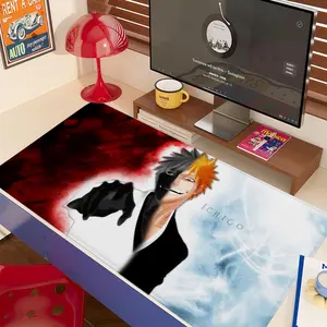Bleach Kurosaki Ichigo Mouse Pad 90x40CM non-slip Gaming Mousepad Gamer E-Sports Mouse Mat Game Mechanical Keyboard XXL Desk Mat