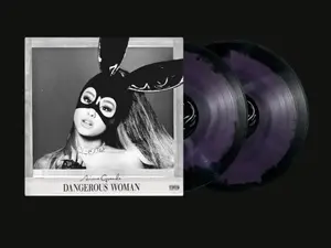 Ariana Grande - dangerous woman 2lp (purple & black swirl) Vinyl Record