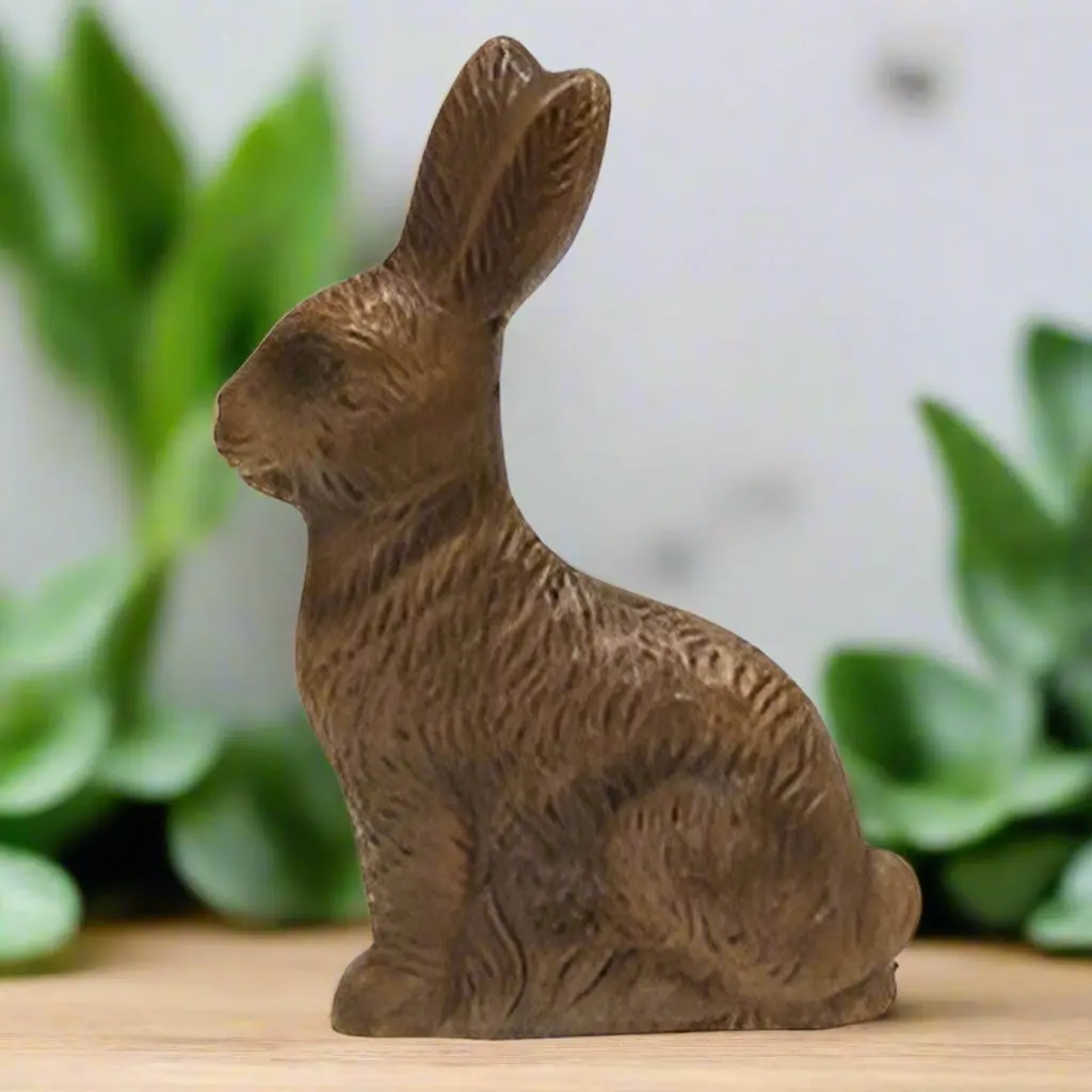 Resin Chocolate Bunny 8"