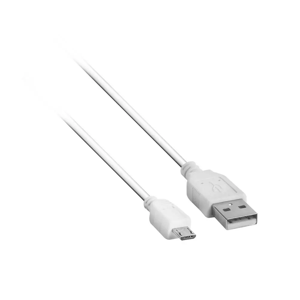 Metra AXUSB-MRO Universal Micro USB to USB Cable - 3 ft, White, Cellphone/Smartphone Charger for Charging & Data Transfer, LCD/LED Electronics Accessory