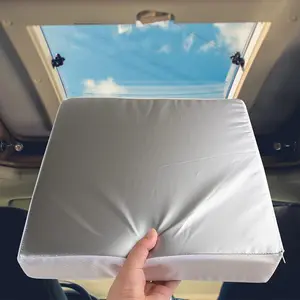 RV Vent Insulator and Skylight Cover with Reflective Surface, Fits Standard RV Vents- 14x14 Inch (1 Pack)