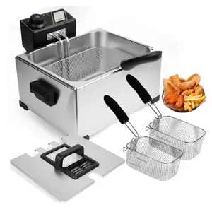 Stainless Steel Electric Deep Fryer outdoorfun