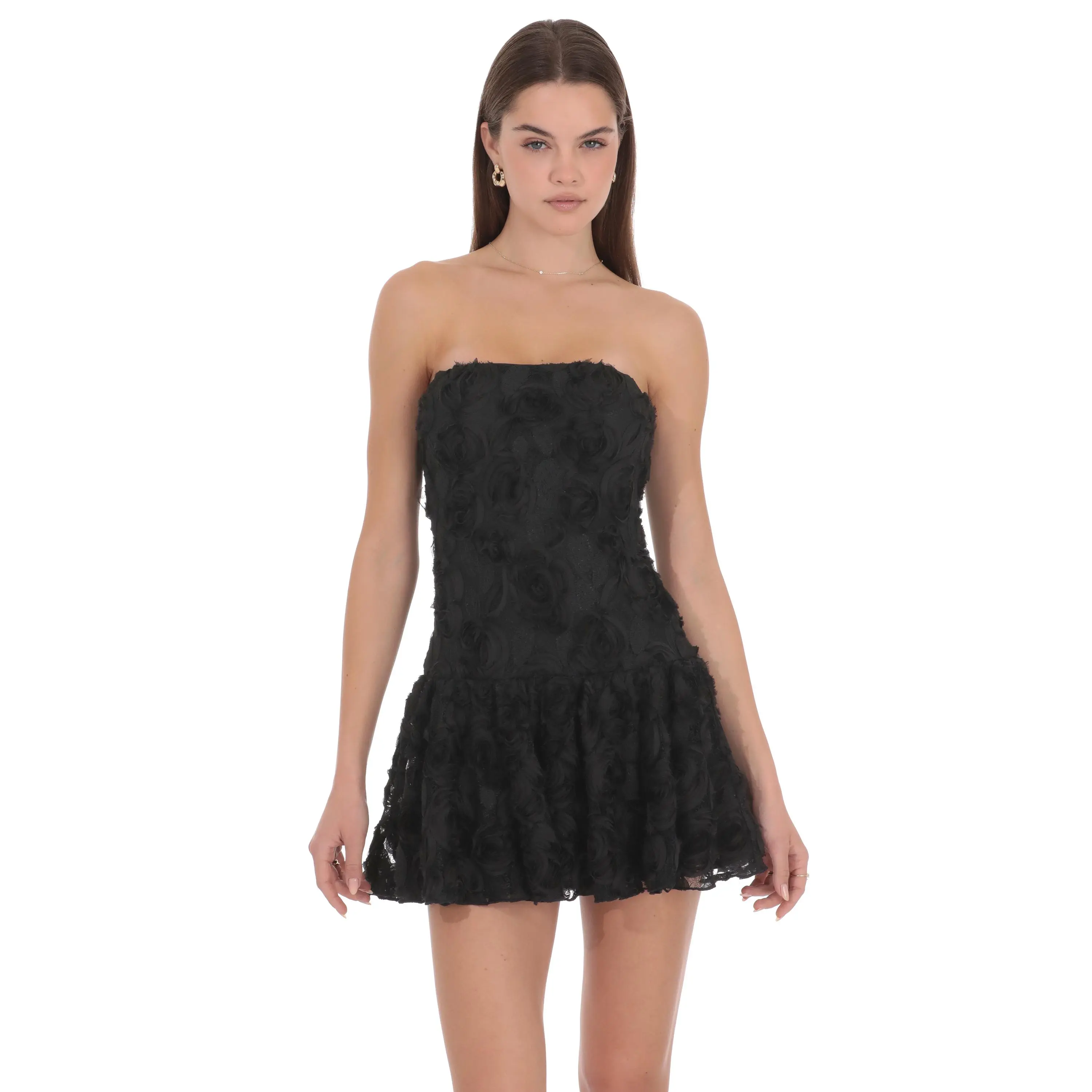 Rosette Mini Dress