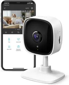 1080P Indoor Security Camera for Baby & Dog Monitoring, Motion Detection, 2-Way Audio, Night Vision, Works with Alexa & Google Home