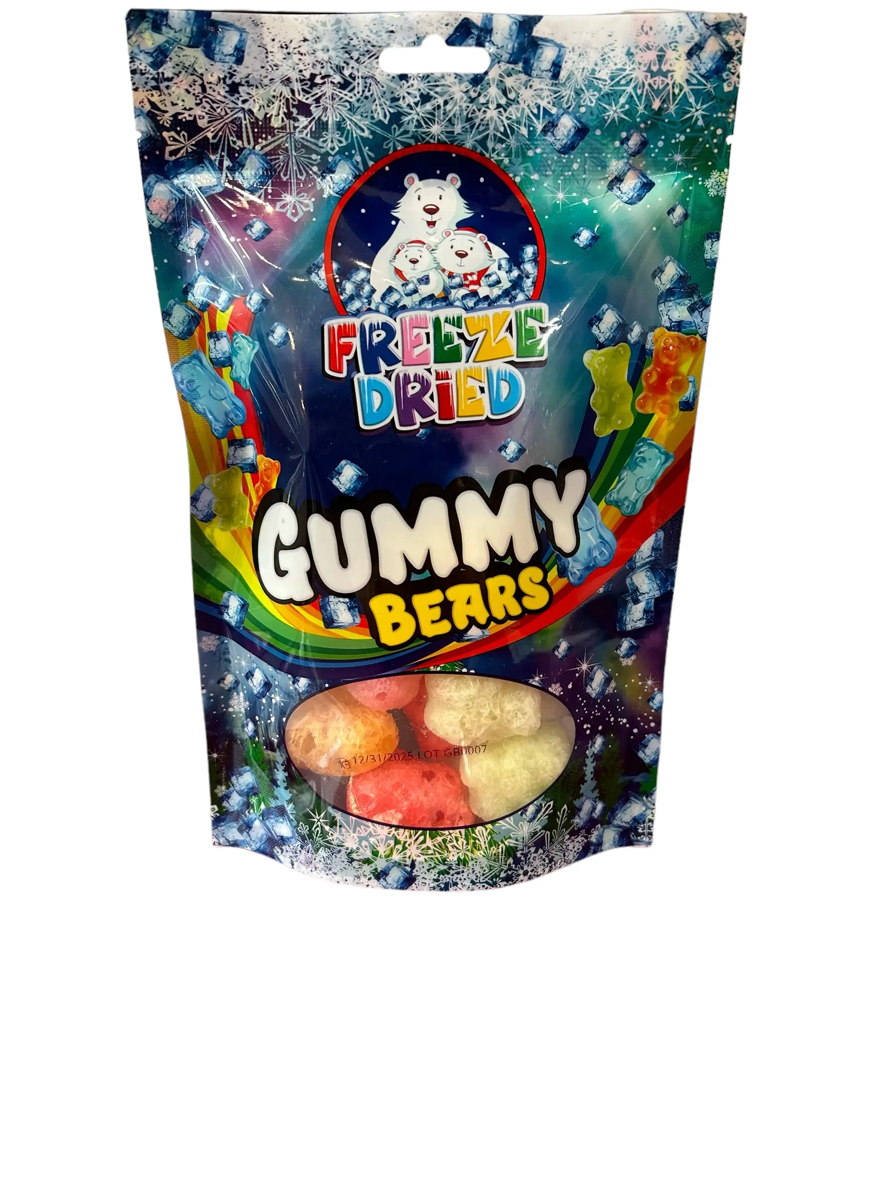 Freeze dried gummy bears