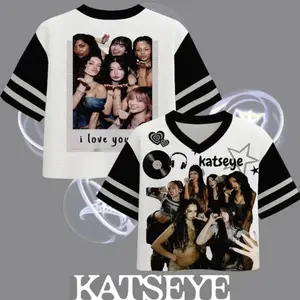 Katseye Jersey Crop Top - K-Pop Concert Jersey For Fans, Pop Music Merch Outfit