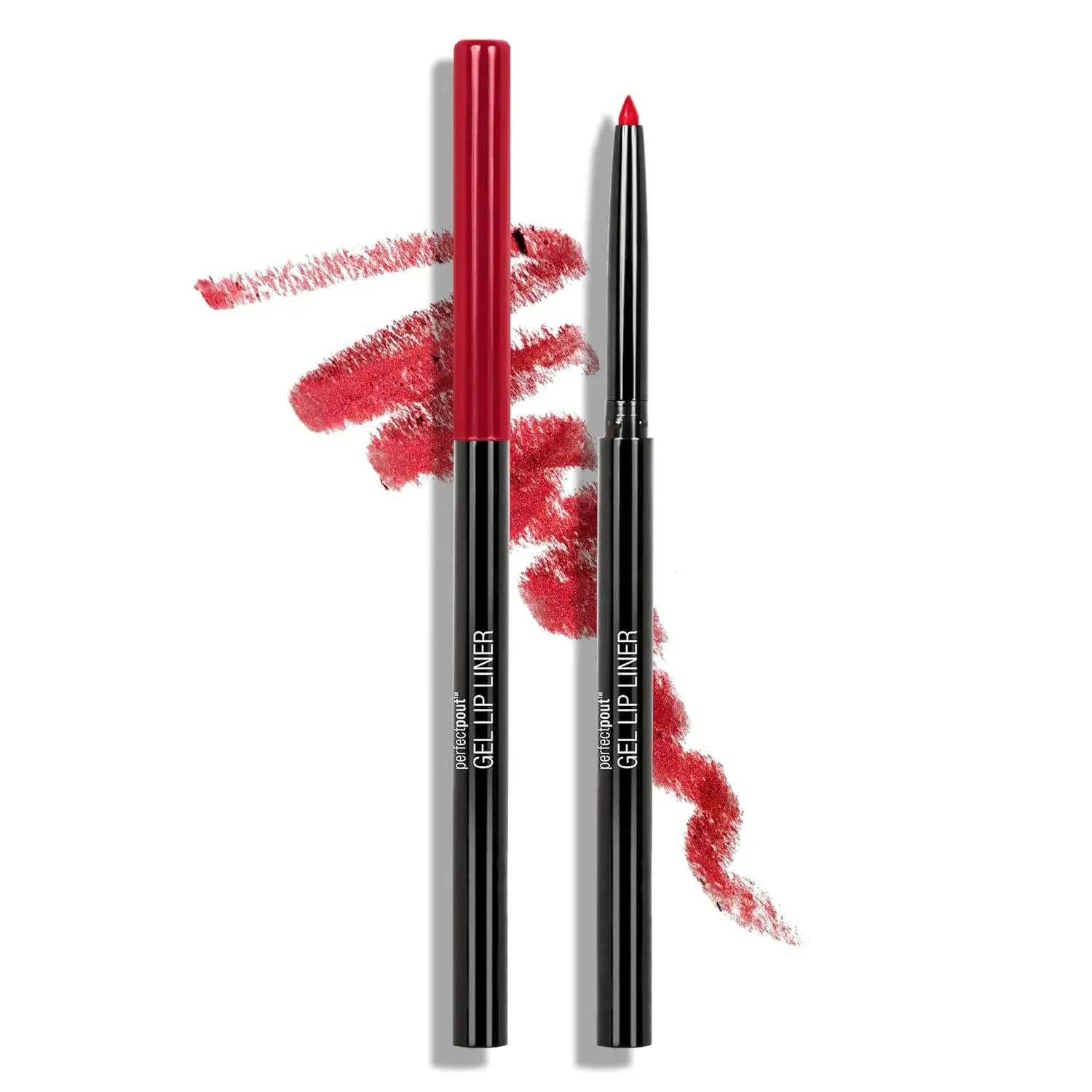 Wet N Wild Perfect Pout Gel Lip Liner - Retractable Pencil, Long-Lasting Matte Color, Smooth Application, Vegan, Cruelty-Free, Red the Scene Shade, 0.008 oz Single Cosmetic Item, Adults, Fragrance Free, Polymer Base, Single Item, No, High Pigment, Lipline