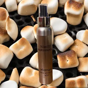 "Toasted Marshmallow Room Spray - 4oz, Rich & Sugary Aroma for a Cozy, Fireside Home Vibe"