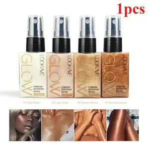 This Face and Body Highlighting Spray Contains Pearlescent Shimmer for Long-lasting Shine. It Combines Contouring and Highlighting in One, Enhancing Your Makeup Look. It's Also Waterproof and Sweatproof.